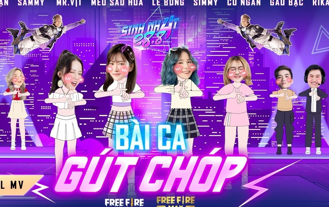 MV Bài Ca Gút Chóp của Free Fire leo lên top 1 Trending Youtube