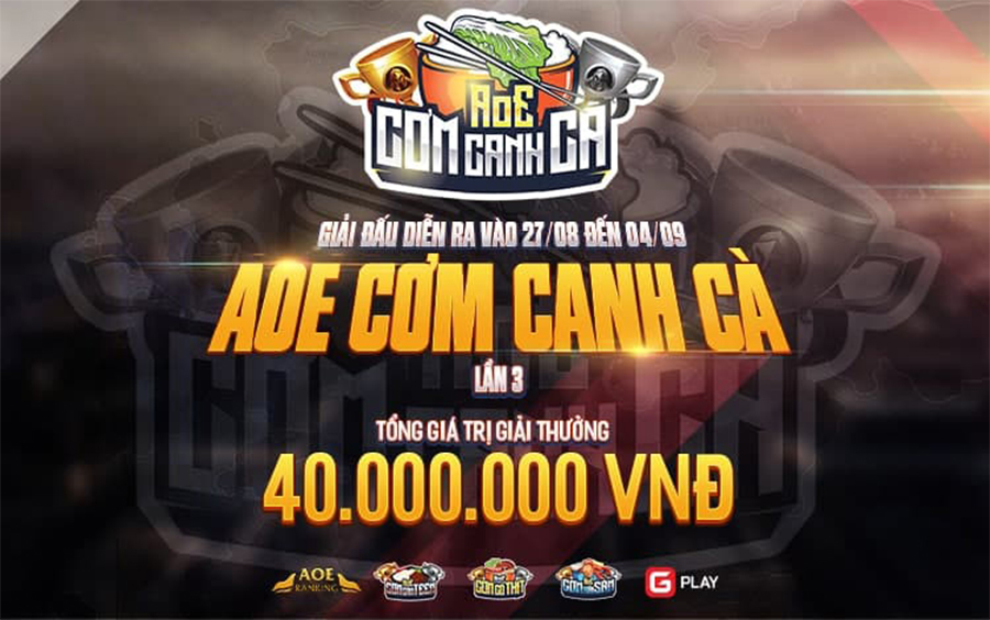 Giải đấu AoE Cơm Canh Gà lần 3 công bố ngày khởi tranh