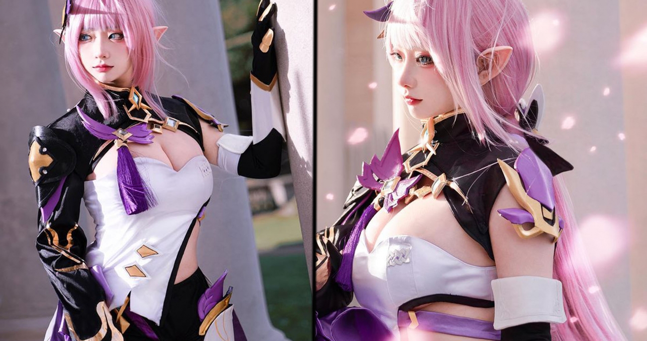 Ngắm màn cosplay Elysia trong Honkai Impact 3rd