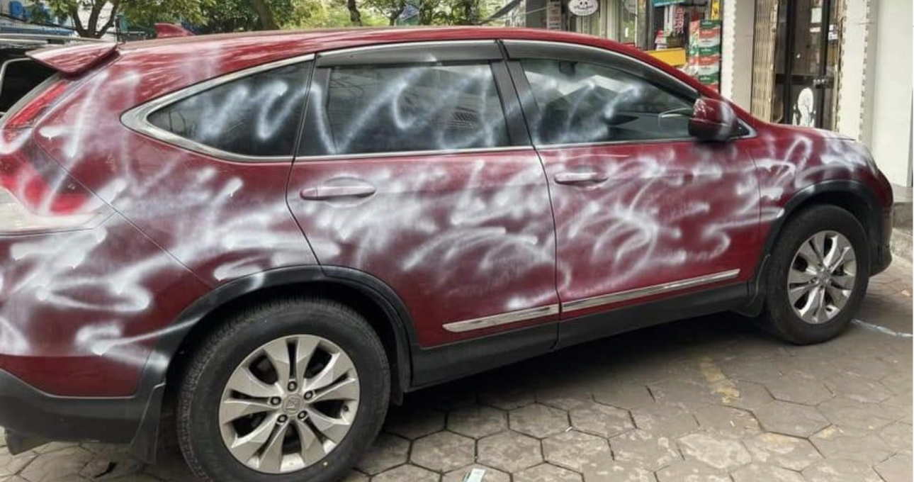 Vụ Honda CR-V bị phun sơn ở Hải Phòng: Mức phạt nào cho xứng đáng?