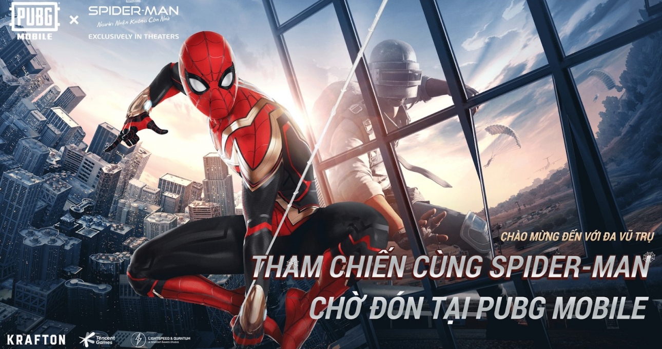 PUBG Mobile sẽ là nhà mới của 'nhện nhọ' hậu Spider-man: No Way Home?