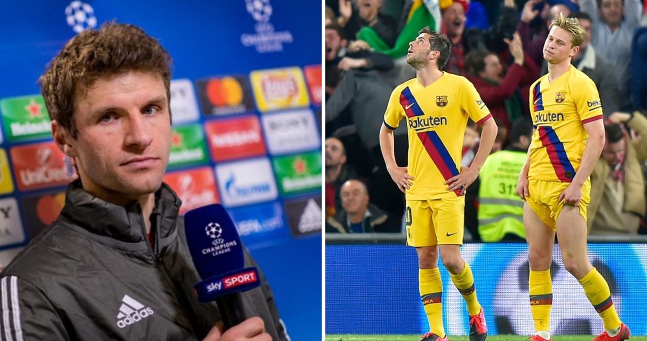 Thomas Muller tiếp tục 'bôi nhọ' Barca sau trận đấu