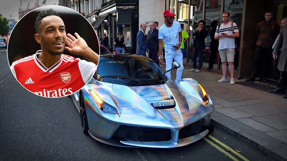 Aubameyang – tiền đạo Arsenal độ Ferrari LaFerrari bị “ném đá” tơi tả