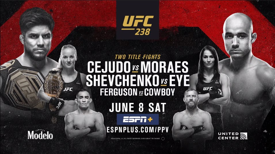 KẾT QUẢ UFC 238: Đêm đấu mãn nhãn đầy cảm xúc