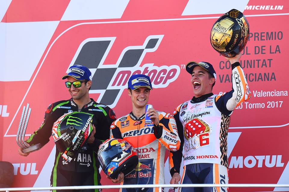 Kết quả chung cuộc, bảng xếp hạng MotoGP 2017 