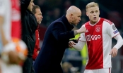 Sợ HLV mới, cầu thủ MU liên hệ Van de Beek để hỏi về Erik ten Hag