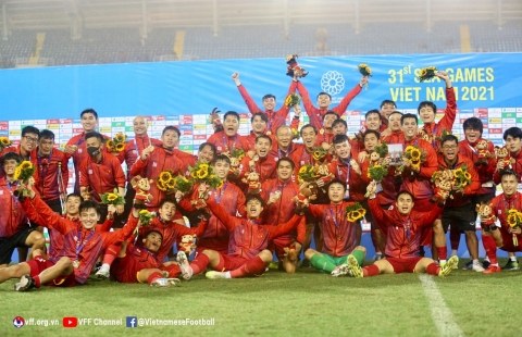 U23 Việt Nam giành HCV SEA Games 31