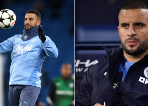 Hành động khó tin của Kyle Walker khi Man City bị gỡ hoà