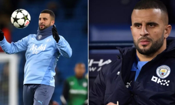 Hành động khó tin của Kyle Walker khi Man City bị gỡ hoà