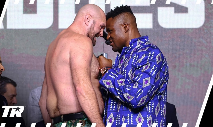 Tyson Fury và Francis Ngannou đấu body trước đại chiến