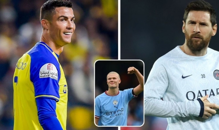 Haaland gây sốc với phát biểu về Ronaldo và Messi