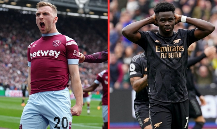 Arsenal hoà như thua trước West Ham, Liverpool: Pháo Thủ tự chấm dứt giấc mơ vô địch?