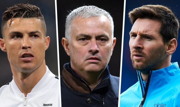 Loại Ronaldo lẫn Messi, HLV Mourinho chỉ tên cầu thủ vĩ đại nhất thế giới