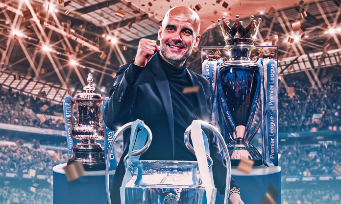 Giúp Man City ăn 3, Pep Guardiola lập kỷ lục chưa từng có trong lịch sử