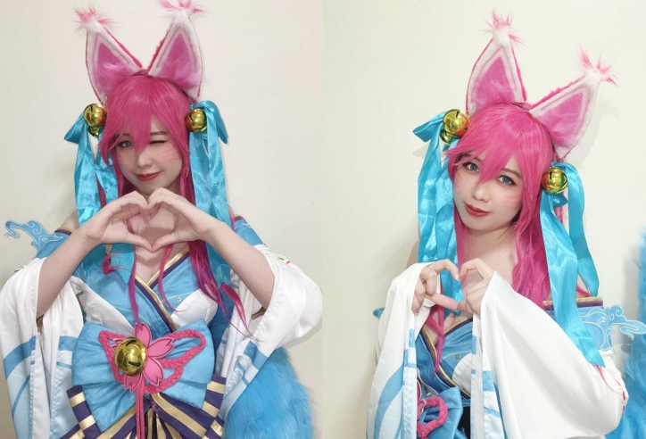 Nữ tuyển thủ đội tuyển LOL Lào cosplay Ahri, Gwen khiến fan Việt ngây ngất