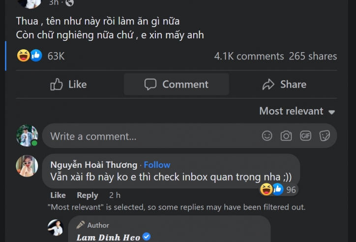 Fanpage streamer Rambo bị hacker ghé thăm