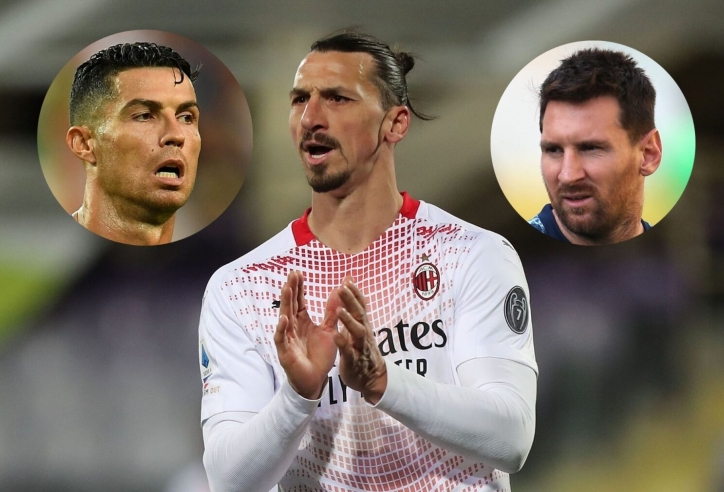 Ibrahimovic chỉ thẳng cầu thủ giỏi hơn giữa Ronaldo và Messi