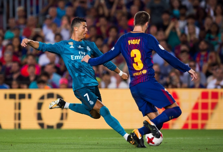 Ronaldo và đàn em liên tục lập siêu phẩm vào lưới Barca ở Siêu cúp Tây Ban Nha