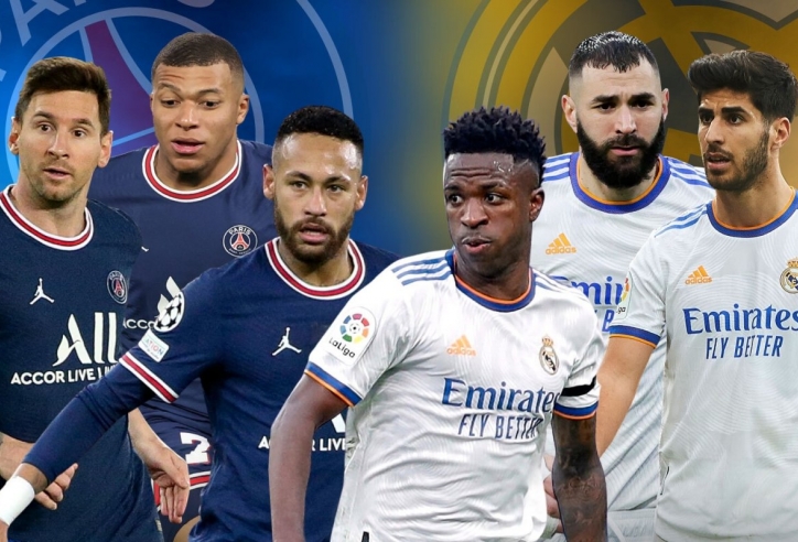 Xem trực tiếp PSG vs Real Madrid - Cúp C1 ở đâu? Kênh nào?