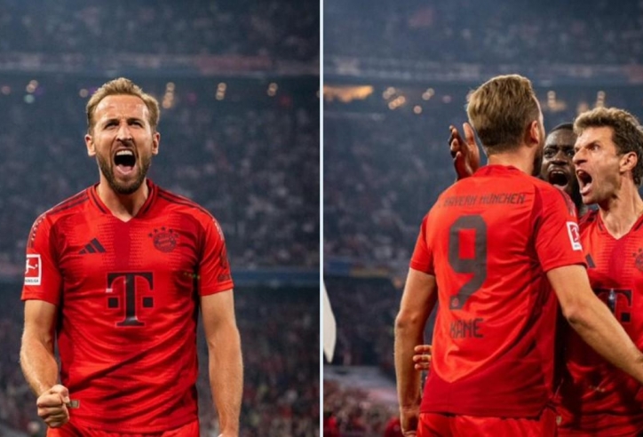 Harry Kane lập hat-trick, Bayern Munich nối dài mạch thắng