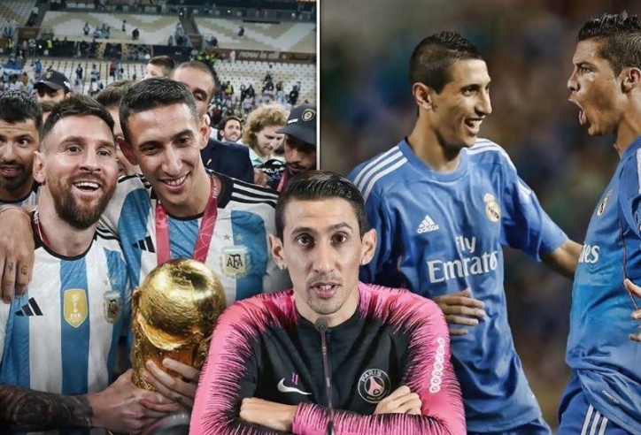 Di Maria: 'Messi hơn hẳn Ronaldo'