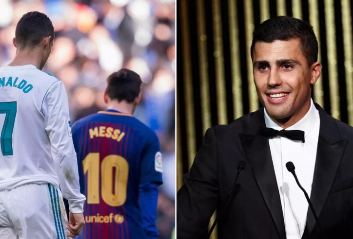 Rodri: 'Ronaldo giỏi nhưng Messi là người vĩ đại nhất lịch sử'