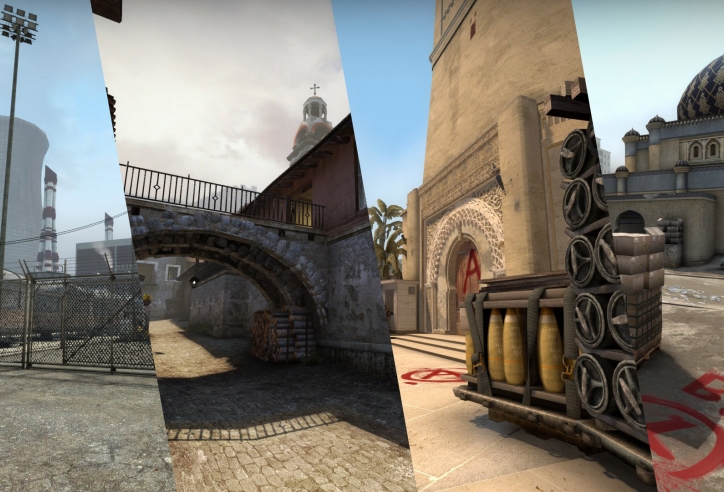 Mirage, Inferno và Dust 2 là các bản đồ CS:GO phổ biến nhất trong rank năm nay