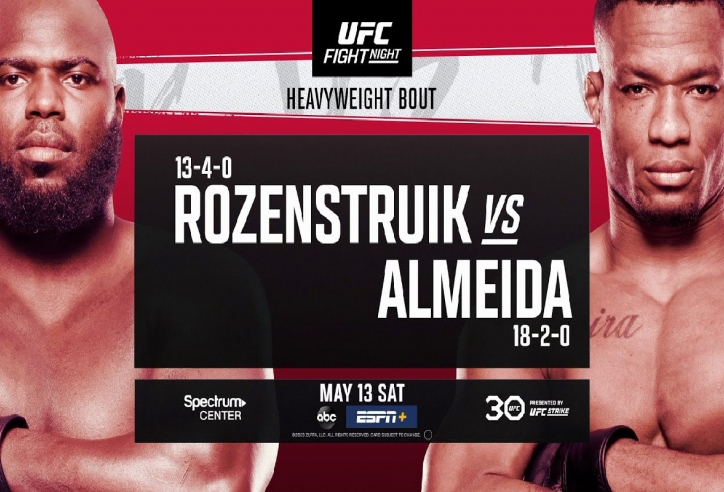 UFC: Rozenstruik - Almeida, kẻ chiến thắng đi tìm sự vĩ đại