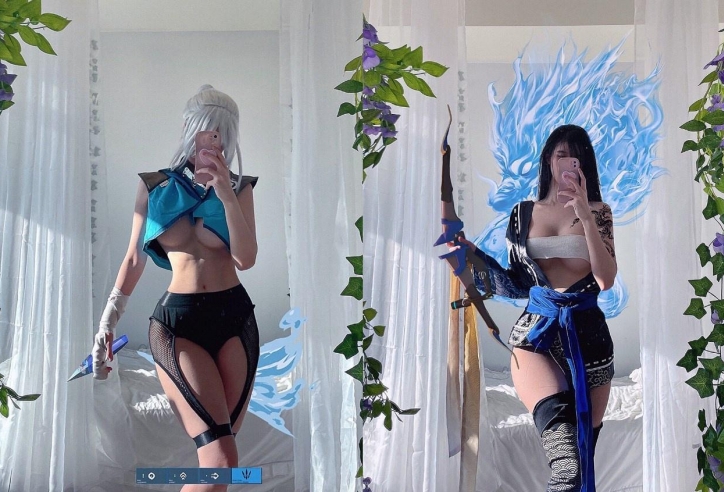 Nữ cosplayer nổi tiếng của Valorant gây bất ngờ khi lần đầu lộ mặt