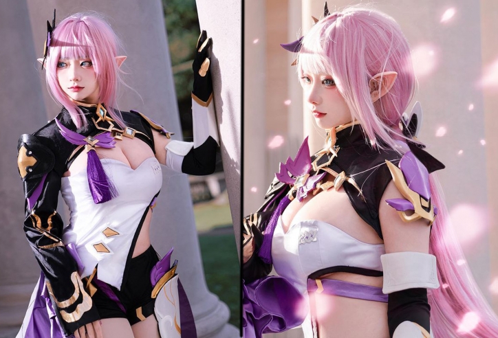 Ngắm màn cosplay Elysia trong Honkai Impact 3rd