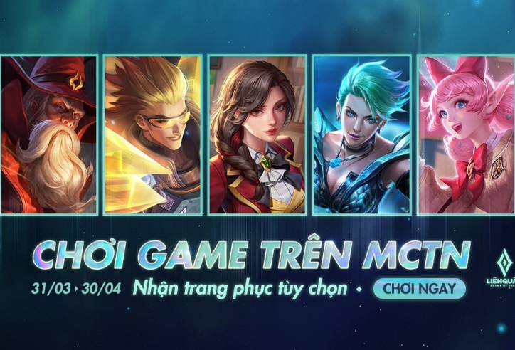 Garena tặng trang phục bậc S+ khi chơi Liên Quân trên máy chủ thử nghiệm