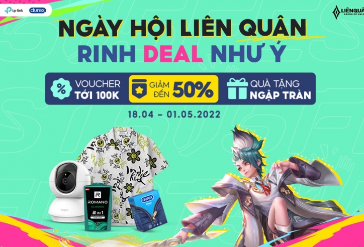 Fan bất ngờ trước event mới của Garena, chơi Liên Quân nhận voucher giảm giá 'ba con sâu'