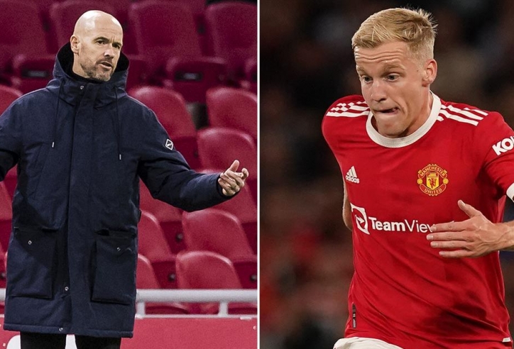 Ten Hag 'cảnh báo' Van de Beek, nguy cơ tiếp tục mất vị trí tại MU