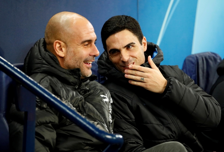 Đối đầu Arsenal, HLV Pep Guardiola tiết lộ sự thật về HLV Mikel Arteta