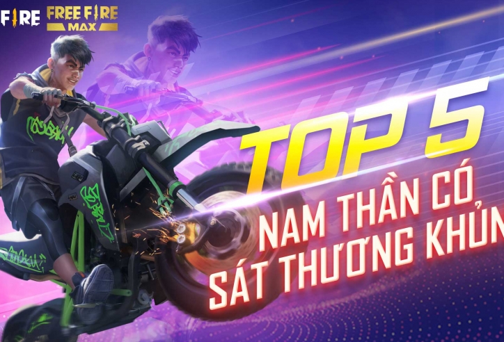 Free Fire: Top 5 nhân vật nam có sát thương 'kinh dị'