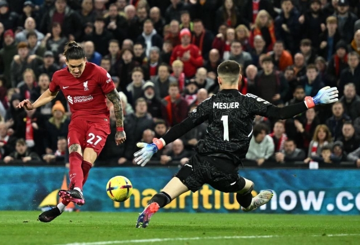 Highlight Liverpool vs Leeds: Meslier thi đấu xuất thần, Liverpool thua đau ở phút cuối