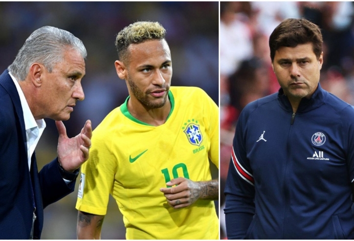 HLV Brazil gọi Pochettino là 'con lừa' vì không biết dùng Neymar