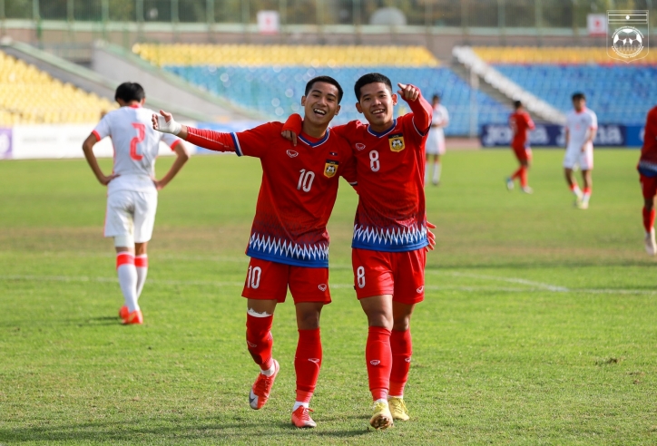 U17 Lào xuất hiện cặp đôi 'tiểu Mbappe - Benzema' đầy triển vọng