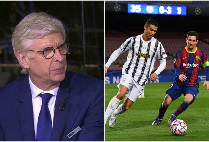 Arsene Wenger chỉ ra siêu sao có cả phẩm chất của Ronaldo và Messi