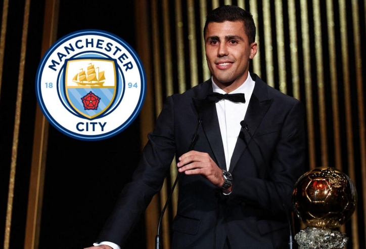 Rodri được Man City 'thưởng lớn' với Quả bóng vàng