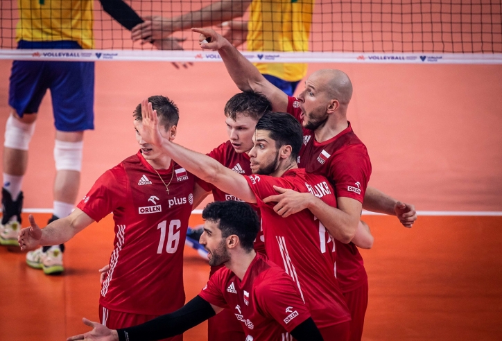 Ghi tới 13 điểm aces, tuyển nam Ba Lan tiếp tục ngự trị top 1 trên BXH FIVB