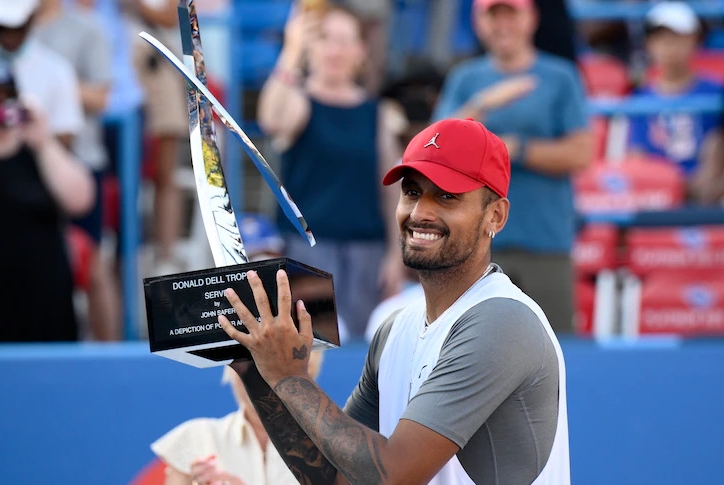 'Gã hư' Nick Kyrgios giành danh hiệu ATP đầu tiên sau 3 năm trắng tay