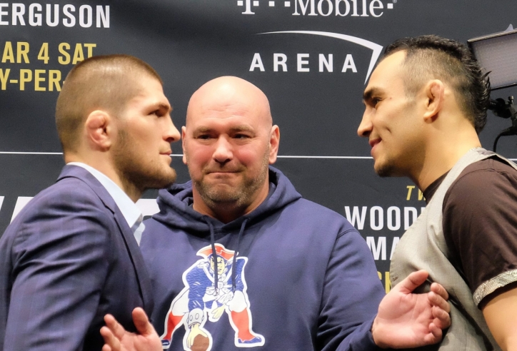 Khabib liên tục bị Ferguson réo tên trước truyền thông