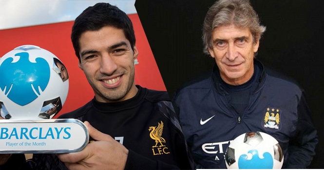 Suarez và HLV Pellegrini nhận danh hiệu xuất sắc nhất tháng 12