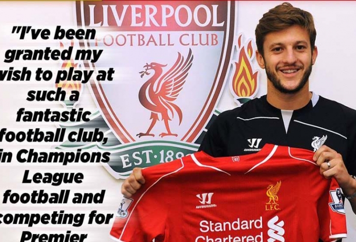 Tin Chuyển nhượng 1/7: Adam Lallana đầu quân cho Liverpool