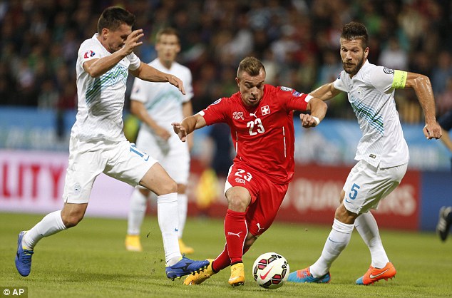 VIDEO clip bàn thắng: Thụy Sĩ 4-0 Litva - Thủ lĩnh Shaqiri