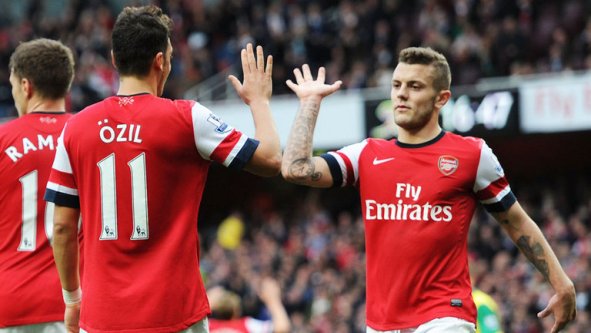 Jack Wilshere ngưỡng mộ Ozil và Sanchez