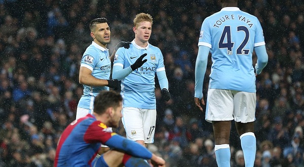 Đả bại Crystal Palace, Man City đòi lại ngôi đầu của Pháo thủ