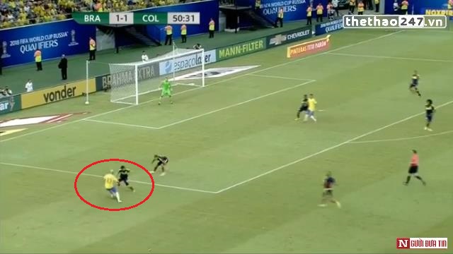 VIDEO: Xem Neymar đảo bóng cực chất trước hàng phòng ngự Colombia