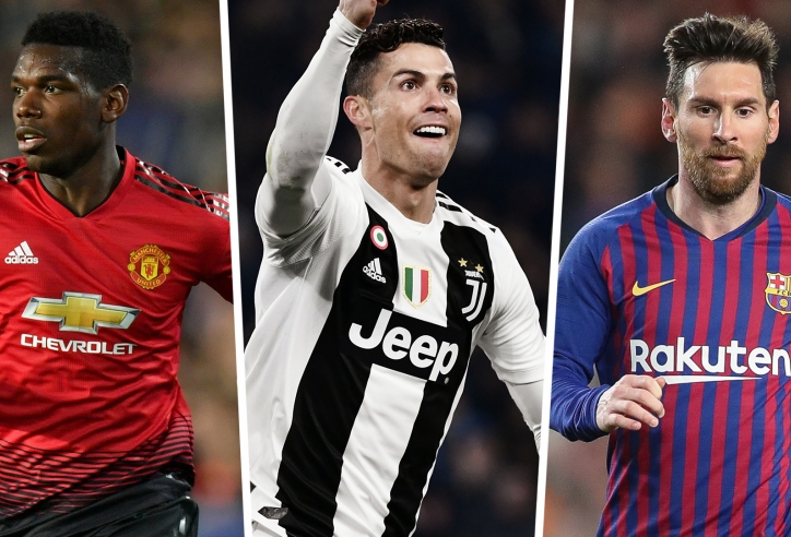 Pogba đổ lỗi cho Ronaldo và Messi sau những lời chỉ trích